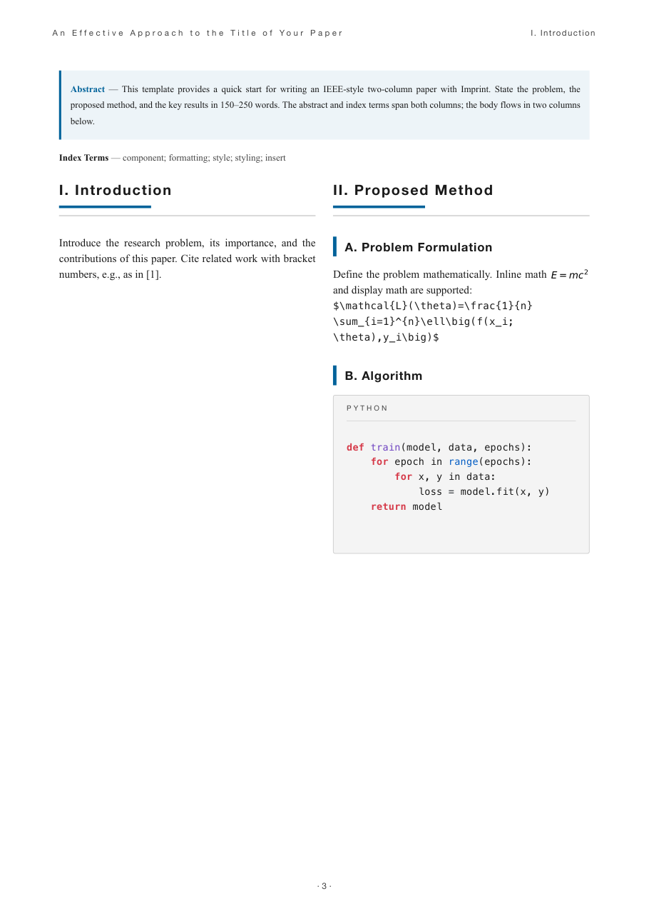 ieee theme